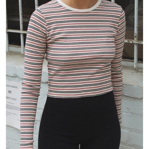 Brandy Melville stripe long sleeve